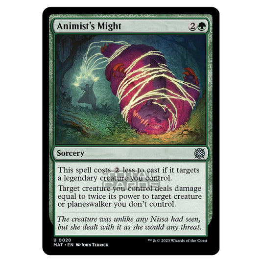 Magic The Gathering - March of the Machine - The Aftermath - Animists Might - 0020