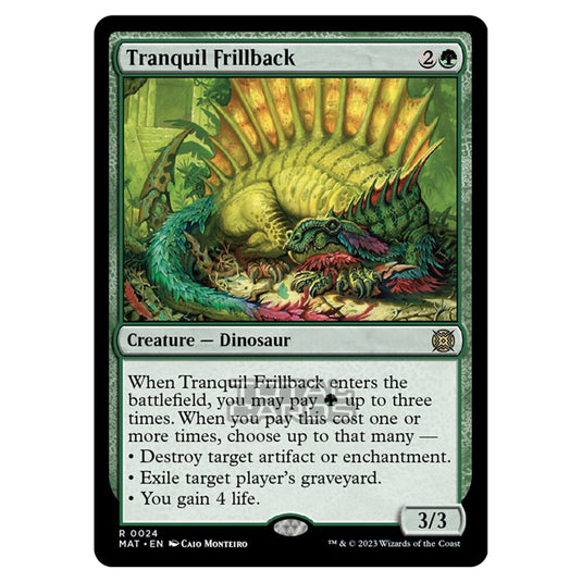 Magic The Gathering - March of the Machine - The Aftermath - Tranquil Frillback - 0024