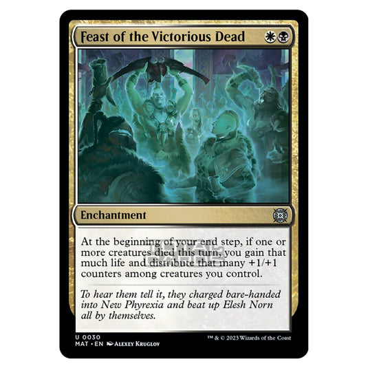 Magic The Gathering - March of the Machine - The Aftermath - Feast of the Victorious Dead - 0030