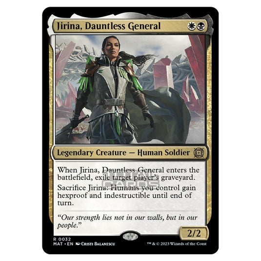 Magic The Gathering - March of the Machine - The Aftermath - Jirina Dauntless General - 0032