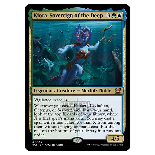 Magic The Gathering - March of the Machine - The Aftermath - Kiora Sovereign of the Deep - 0035