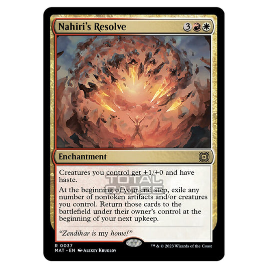 Magic The Gathering - March of the Machine - The Aftermath - Nahiris Resolve - 0037