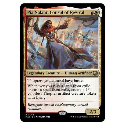 Magic The Gathering - March of the Machine - The Aftermath - Pia Nalaar Consul of Revival - 0042