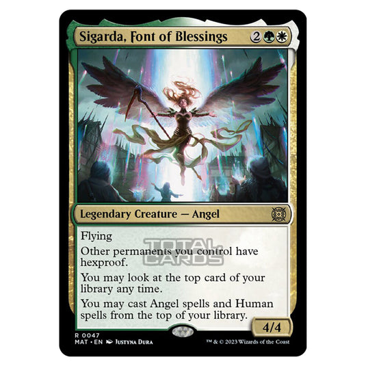 Magic The Gathering - March of the Machine - The Aftermath - Sigarda Font of Blessings - 0047