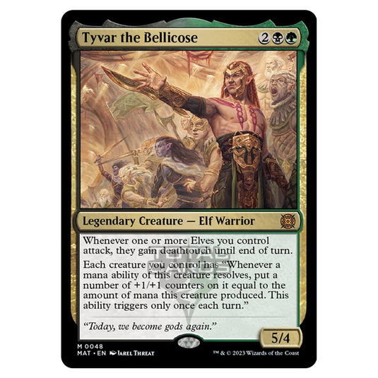 Magic The Gathering - March of the Machine - The Aftermath - Tyvar the Bellicose - 0048