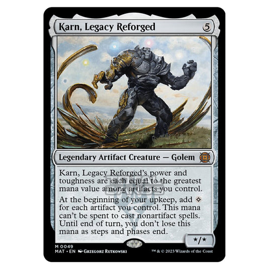 Magic The Gathering - March of the Machine - The Aftermath - Karn Legacy Reforged - 0049