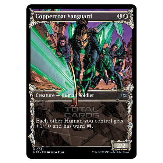 Magic The Gathering - March of the Machine - The Aftermath - Coppercoat Vanguard (Showcase Card)  - 0051