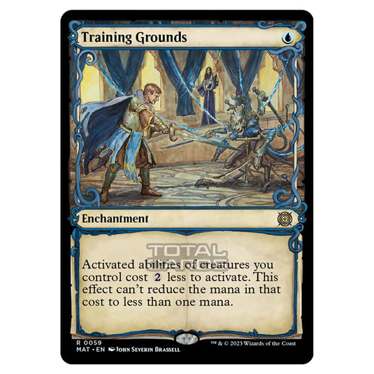 Magic The Gathering - March of the Machine - The Aftermath - Training Grounds (Showcase Card)  - 0059
