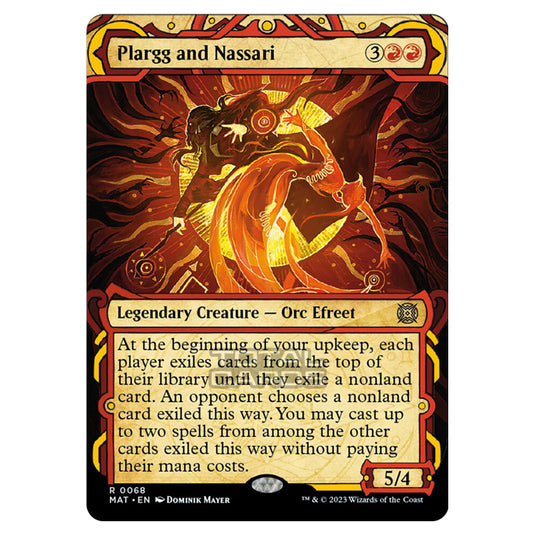 Magic The Gathering - March of the Machine - The Aftermath - Plargg and Nassari (Showcase Card)  - 0068