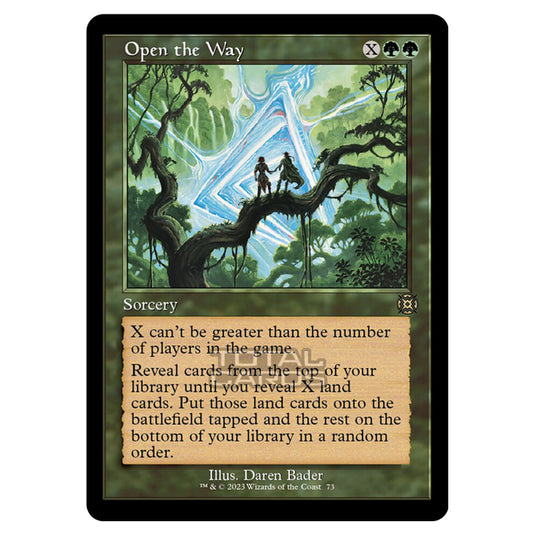 Magic The Gathering - March of the Machine - The Aftermath - Open the Way (Showcase Card)  - 0073