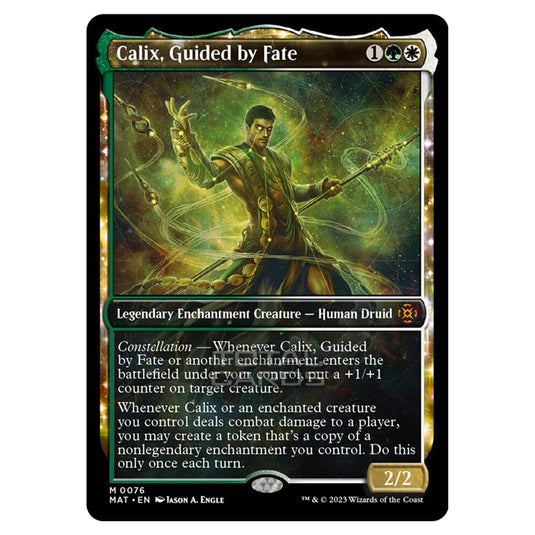 Magic The Gathering - March of the Machine - The Aftermath - Calix Guided by Fate (Showcase Card)  - 0076