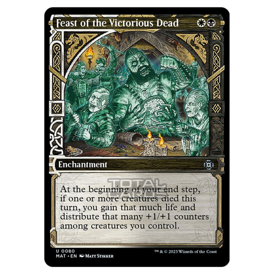 Magic The Gathering - March of the Machine - The Aftermath - Feast of the Victorious Dead (Showcase Card)  - 0080