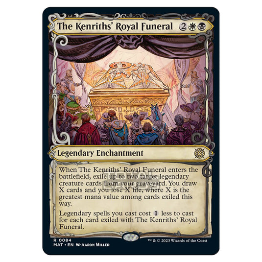 Magic The Gathering - March of the Machine - The Aftermath - The Kenriths Royal Funeral (Showcase Card)  - 0084