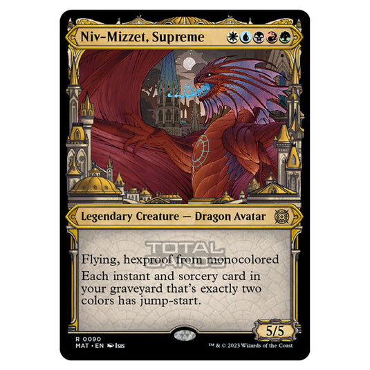 Magic The Gathering - March of the Machine - The Aftermath - Niv-Mizzet Supreme (Showcase Card)  - 0090