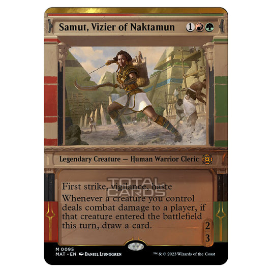 Magic The Gathering - March of the Machine - The Aftermath - Samut Vizier of Naktamun (Showcase Card)  - 0095