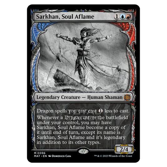 Magic The Gathering - March of the Machine - The Aftermath - Sarkhan Soul Aflame (Showcase Card)  - 0096