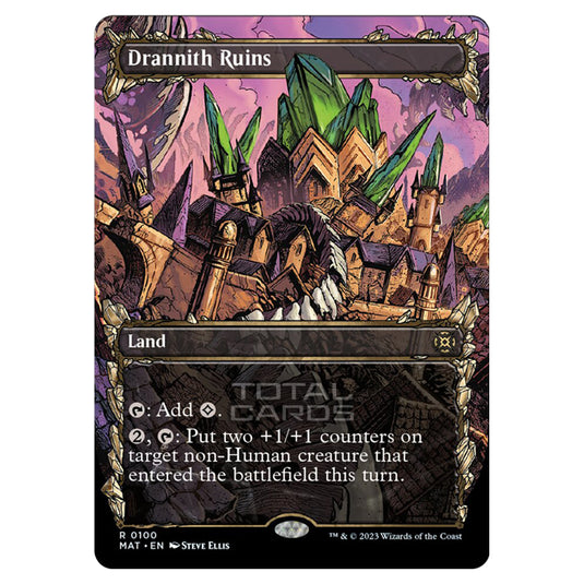 Magic The Gathering - March of the Machine - The Aftermath - Drannith Ruins (Showcase Card)  - 0100