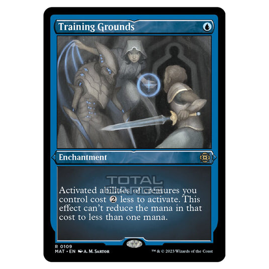 Magic The Gathering - March of the Machine - The Aftermath - Training Grounds (Etched Foil Card)  - 0109