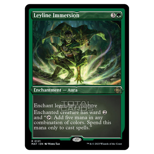Magic The Gathering - March of the Machine - The Aftermath - Leyline Immersion (Etched Foil Card)  - 0121