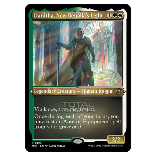 Magic The Gathering - March of the Machine - The Aftermath - Danitha New Benalias Light (Etched Foil Card)  - 0129