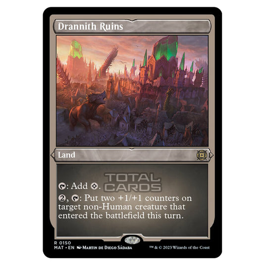 Magic The Gathering - March of the Machine - The Aftermath - Drannith Ruins (Etched Foil Card)  - 0150