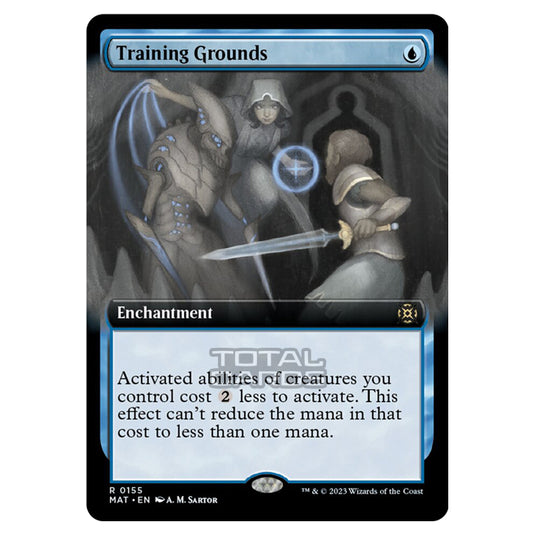 Magic The Gathering - March of the Machine - The Aftermath - Training Grounds (Extended Art Card)  - 0155