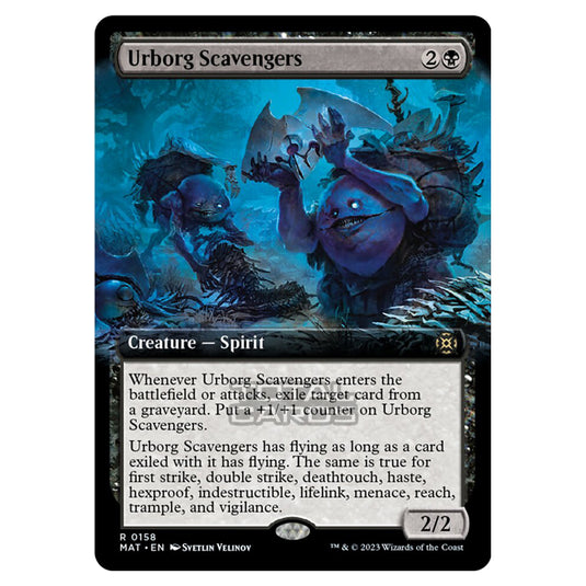 Magic The Gathering - March of the Machine - The Aftermath - Urborg Scavengers (Extended Art Card)  - 0158