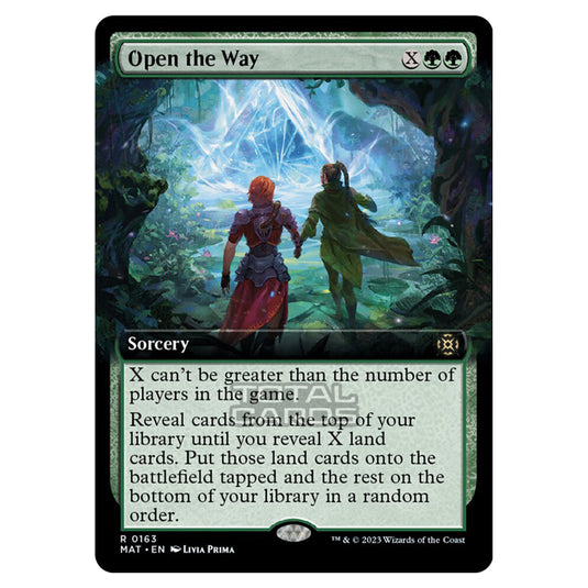 Magic The Gathering - March of the Machine - The Aftermath - Open the Way (Extended Art Card)  - 0163