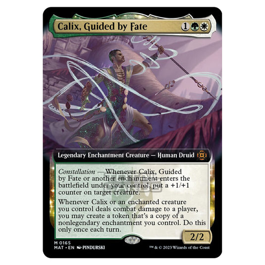 Magic The Gathering - March of the Machine - The Aftermath - Calix Guided by Fate (Extended Art Card)  - 0165