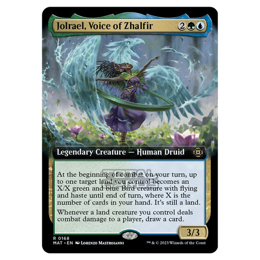 Magic The Gathering - March of the Machine - The Aftermath - Jolrael Voice of Zhalfir (Extended Art Card)  - 0168