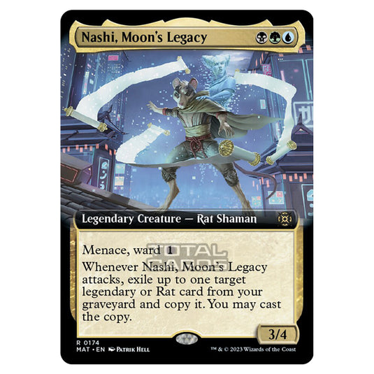 Magic The Gathering - March of the Machine - The Aftermath - Nashi Moons Legacy (Extended Art Card)  - 0174