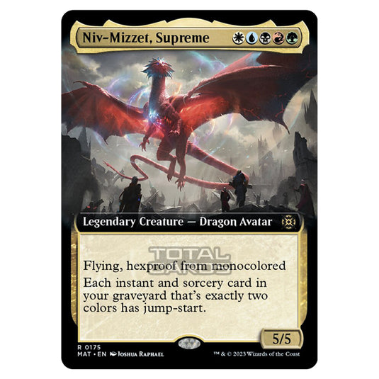 Magic The Gathering - March of the Machine - The Aftermath - Niv-Mizzet Supreme (Extended Art Card)  - 0175