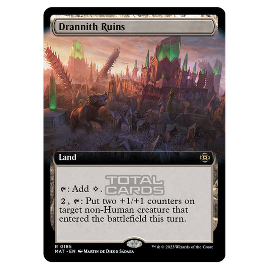 Magic The Gathering - March of the Machine - The Aftermath - Drannith Ruins (Extended Art Card)  - 0185