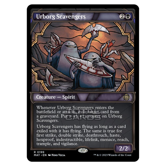 Magic The Gathering - March of the Machine - The Aftermath - Urborg Scavengers (Halo Foil Card)  - 0199