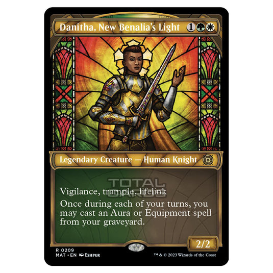 Magic The Gathering - March of the Machine - The Aftermath - Danitha New Benalias Light (Halo Foil Card)  - 0209