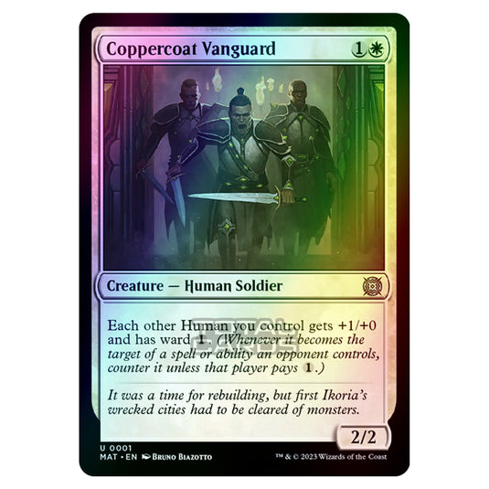 Magic The Gathering - March of the Machine - The Aftermath - Coppercoat Vanguard - 0001 (Foil)