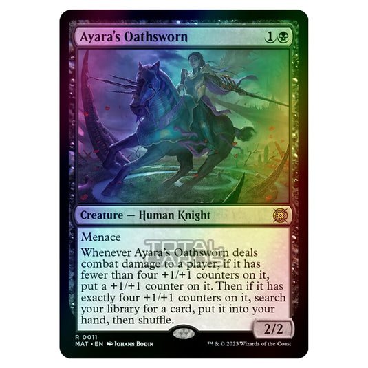 Magic The Gathering - March of the Machine - The Aftermath - Ayaras Oathsworn - 0011 (Foil)