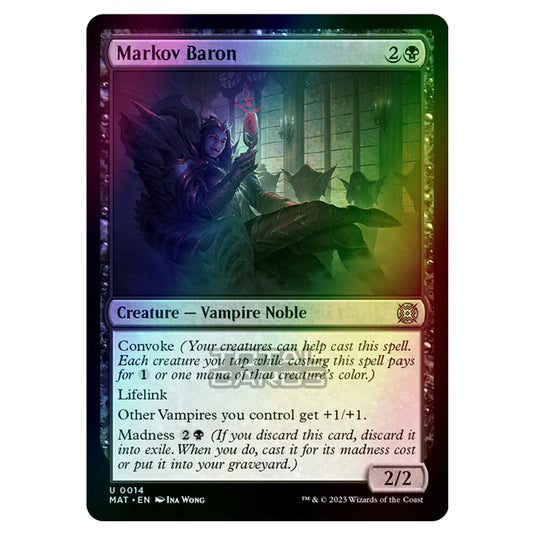 Magic The Gathering - March of the Machine - The Aftermath - Markov Baron - 0014 (Foil)