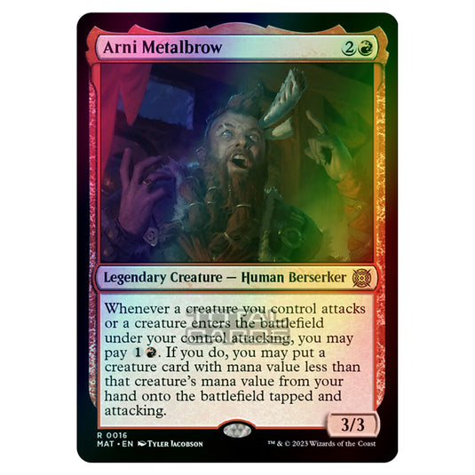 Magic The Gathering - March of the Machine - The Aftermath - Arni Metalbrow - 0016 (Foil)