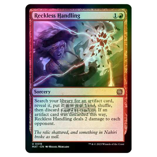 Magic The Gathering - March of the Machine - The Aftermath - Reckless Handling - 0019 (Foil)