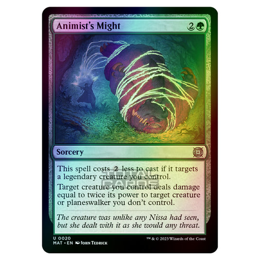 Magic The Gathering - March of the Machine - The Aftermath - Animists Might - 0020 (Foil)