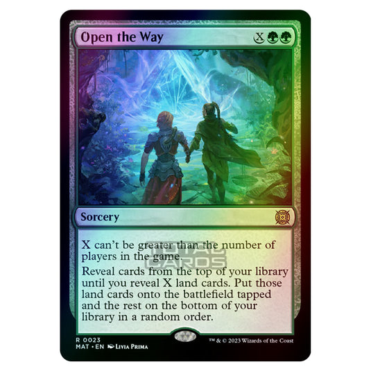 Magic The Gathering - March of the Machine - The Aftermath - Open the Way - 0023 (Foil)