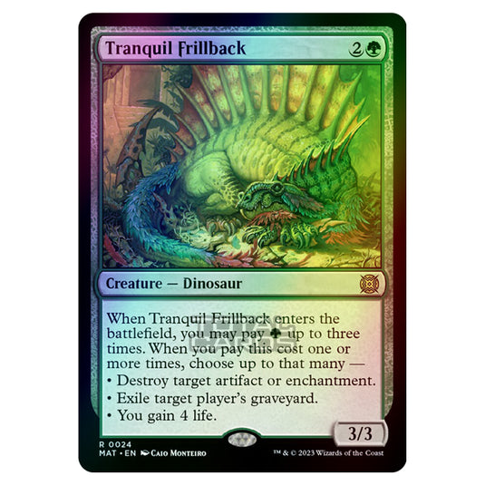 Magic The Gathering - March of the Machine - The Aftermath - Tranquil Frillback - 0024 (Foil)