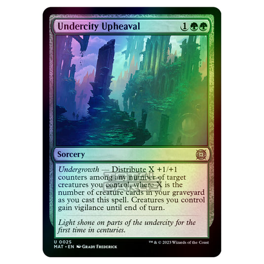 Magic The Gathering - March of the Machine - The Aftermath - Undercity Upheaval - 0025 (Foil)