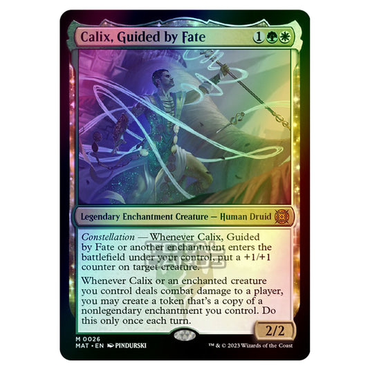 Magic The Gathering - March of the Machine - The Aftermath - Calix Guided by Fate - 0026 (Foil)