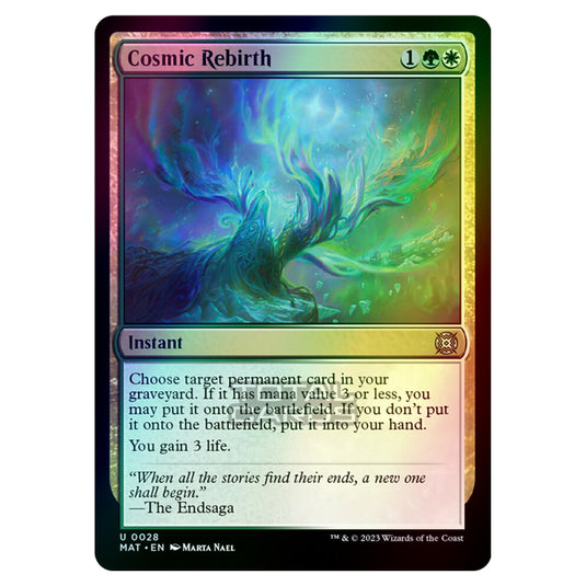 Magic The Gathering - March of the Machine - The Aftermath - Cosmic Rebirth - 0028 (Foil)