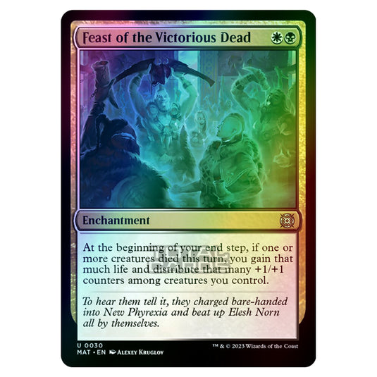 Magic The Gathering - March of the Machine - The Aftermath - Feast of the Victorious Dead - 0030 (Foil)