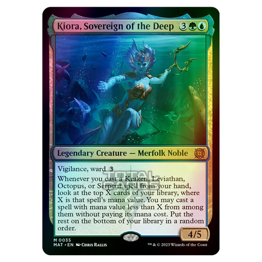 Magic The Gathering - March of the Machine - The Aftermath - Kiora Sovereign of the Deep - 0035 (Foil)