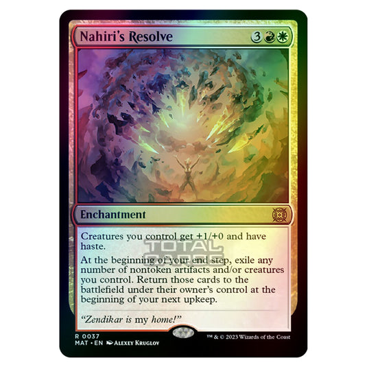 Magic The Gathering - March of the Machine - The Aftermath - Nahiris Resolve - 0037 (Foil)