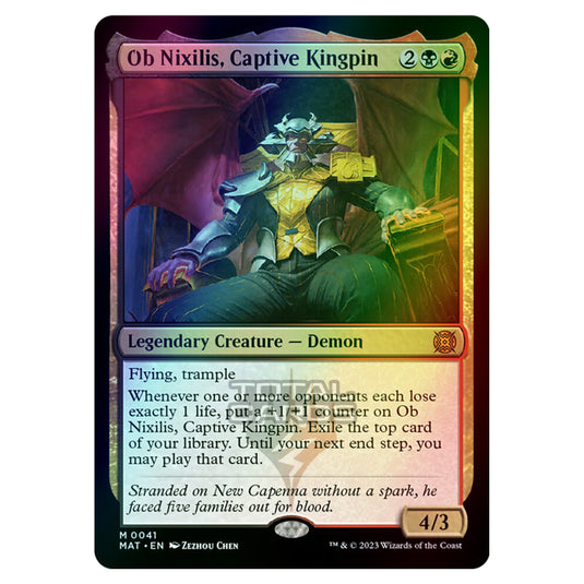 Magic The Gathering - March of the Machine - The Aftermath - Ob Nixilis Captive Kingpin - 0041 (Foil)